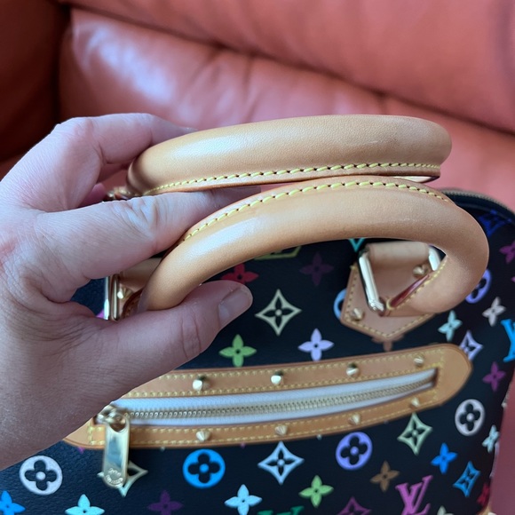 Authentic Louis Vuitton Alma Multicoloured black - Picture 5 of 10